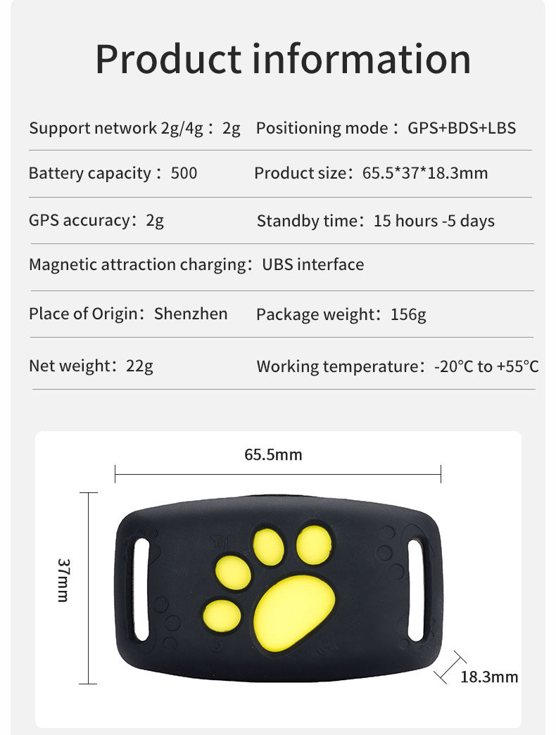 PawLuma GPS Pet Tracker & Safety Locator