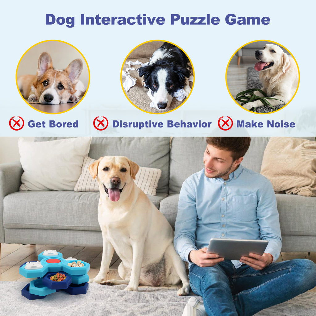 PawLuma Interactive Puzzle Feeder & Slow Bowl